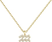 PAVOI 14K Gold Plated CZ Astrology Necklace Astrology Necklace | Astrology Gifts For Women | Zodiac Necklaces